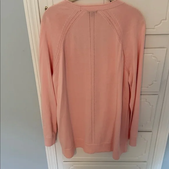 Talbots Soft Pink Knit Cardigan - Picture 4 of 4